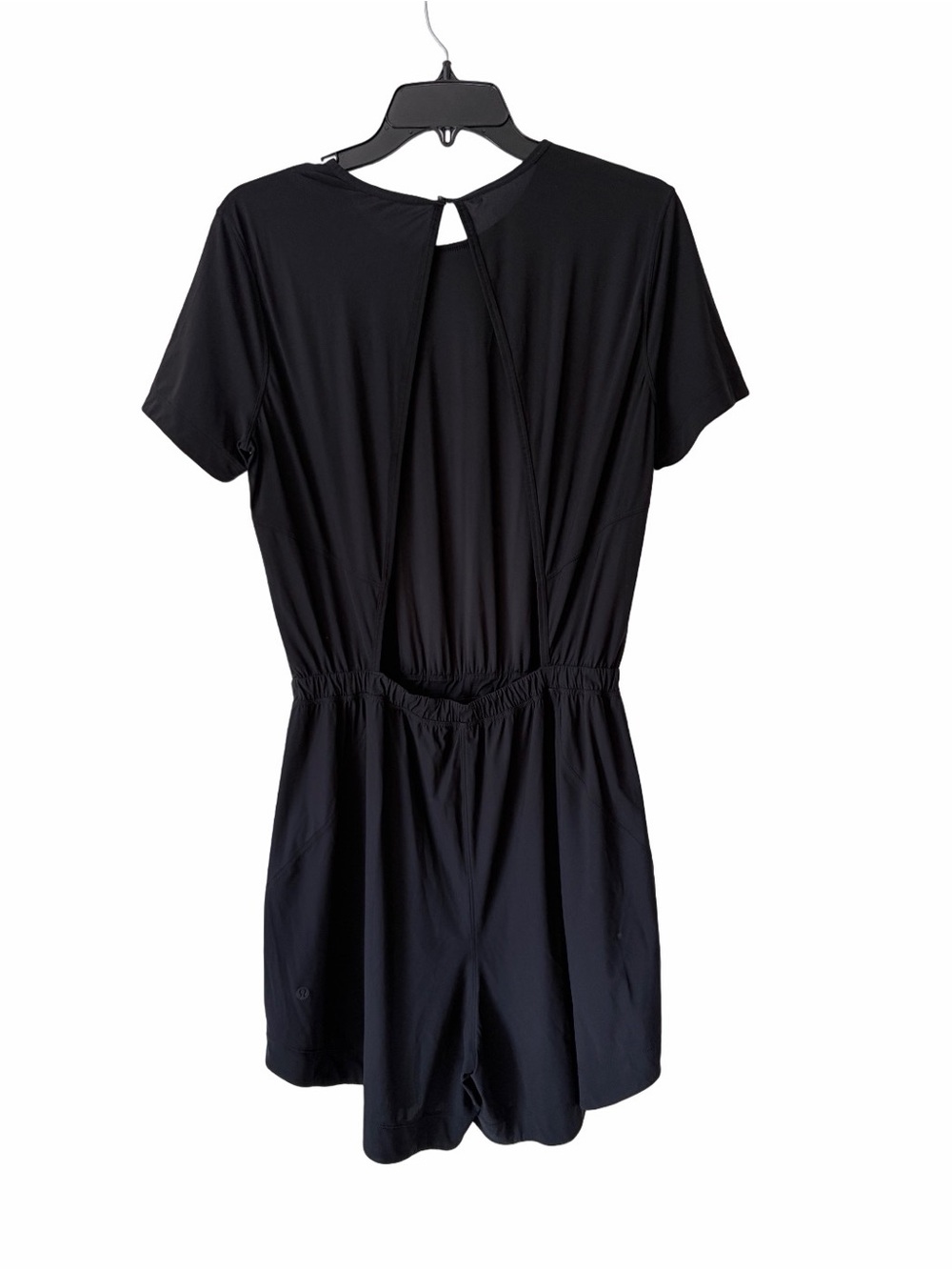 Lululemon Black Lightweight High Neck Romper Open Back size 8 - Picture 4 of 8